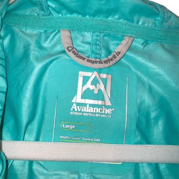 Avalanche Weather Shield Running Shell Aqua Large - Picture 5 of 8